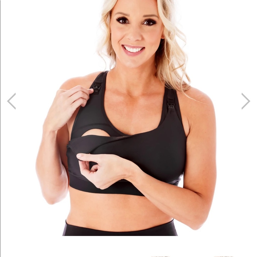 Love and Fit Athena 2.0 Nursing Sports Bra - Black